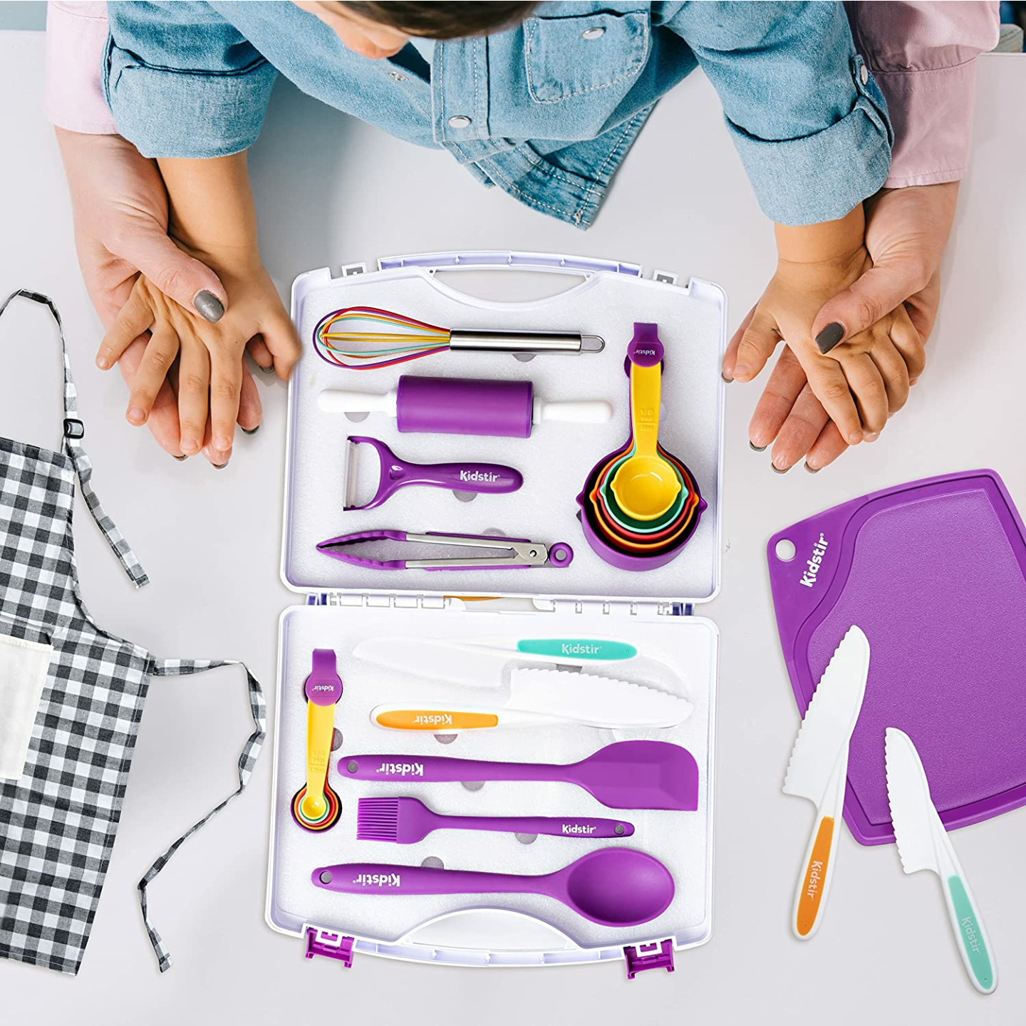 Kids Cooking Set - 34 Piece Baking Kit for Kids