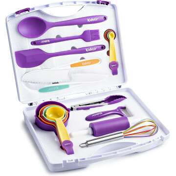 Kids Cooking Set - 34 Piece Baking Kit for Kids