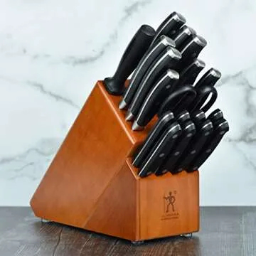 HENCKELS Forged Premio 19-pc Knife Block Set