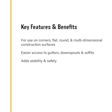 Safety and Stability with Corner Buddy Ladder Stabilizer