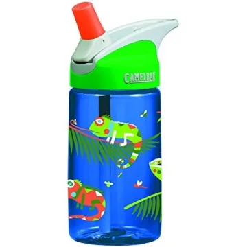 CamelBak Eddy Kids Water Bottle - Fun & Spill-Proof Design for Children - 12 oz, Iguanas