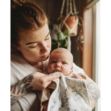 Crane Baby Woodland Animal Burp Cloths - Set of 3