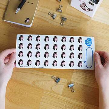 Custom Face Stickers, Pet Stickers, Stickers of Your Face, 0.75" Sticker Sheet - 5 Sheets - Custom Gift