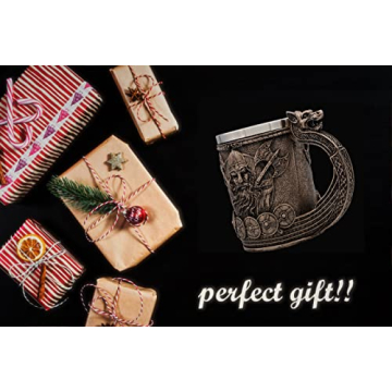 WOKHACH Viking Mug for Beer and Coffee 18oz Gift for Men