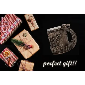 WOKHACH Viking Mug for Beer and Coffee 18oz Gift for Men