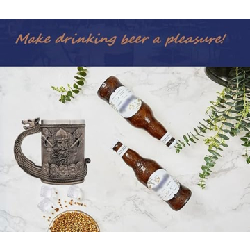 WOKHACH Viking Mug for Beer and Coffee 18oz Gift for Men