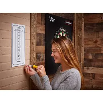 Viper Dry Erase Scoreboard for Dart Games - Durable & Stylish