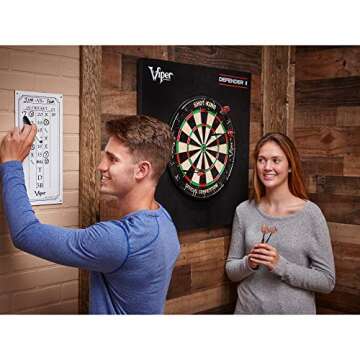 Viper Dry Erase Scoreboard for Dart Games - Durable & Stylish