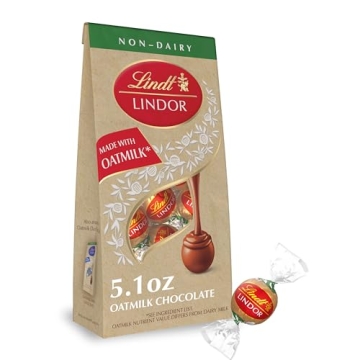 Lindt LINDOR OatMilk Chocolate Truffles - Dairy-Free Delight!