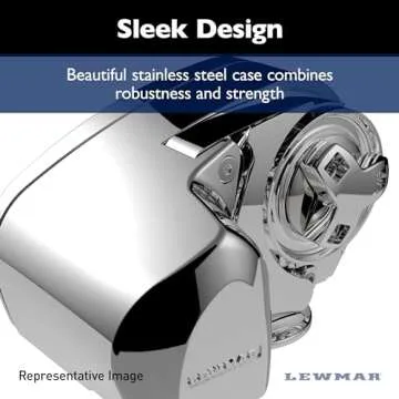 Lewmar Pro Fish 700 Fishing Windlass for 1/4" G4 Chain, Auto Free-Fall System, Maximum Pull 700 lbs., 316 Stainless Steel Construction, for Boats up to 38' - 2020201159