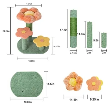 Cute Pink Cat Climbing Frame for Small Cats - Pet Wonderland