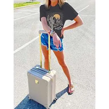 Stylish SOFIA'S CHOICE Women's Graphic Tee in Grey