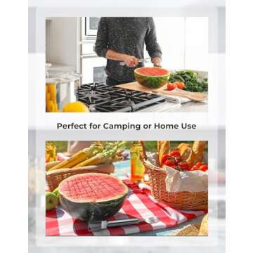 CripsTaste Watermelon Fork Cutter Slicer Tool for Outdoor Fun