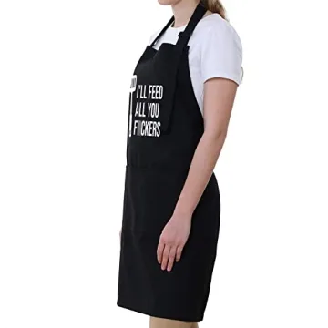 Funny Cooking Aprons for Men & Women - Top Gift Idea