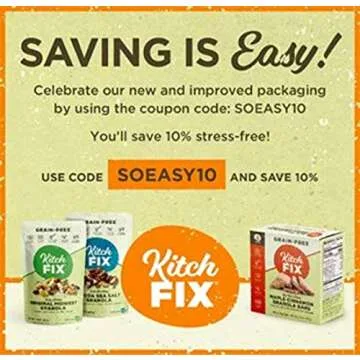 Kitchfix Grain Free Paleo Granola Original 3-Pack | Vegan Plant-Based Protein | Gluten-Free, Low Sugar, Low Carb Granola | 10oz