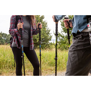 Trekking Poles - Adjustable Aluminum Hiking Sticks