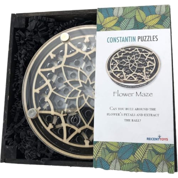 Project Genius Flower Maze Puzzle - Unique Brain Game Gift