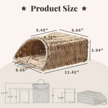 GYASVWU Woven Hanging Basket - Eco-Friendly Wall Decor