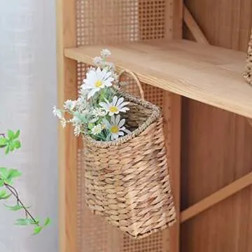 GYASVWU Woven Hanging Basket - Eco-Friendly Wall Decor