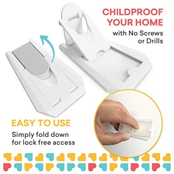 No Drill Sliding Door Locks Child-Safe Easy Install 2 Pack