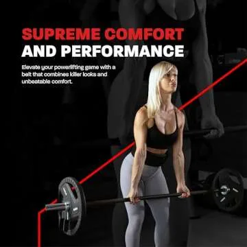 Hawk Sports Weightlifting Belt - Adjustable Leather Lifting Gear