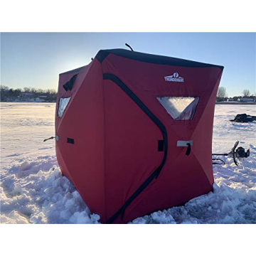 THUNDERBAY Ice Cube 3-4 Man Portable Ice Shelter