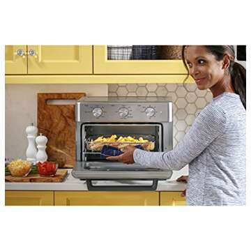 GE Mechanical Air Fryer Toaster Oven with Accessory Set
