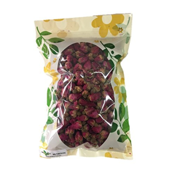 HerbsGreen Premium Dried Red Rose Buds for Tea and Skincare