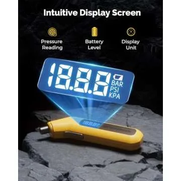 Digital Tire Pressure Gauge 200 PSI by HYVOHEX - Accurate & Easy to Use