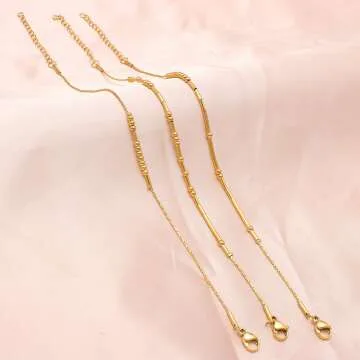 JoycuFF Inspirational Morse Code Bracelets for Her