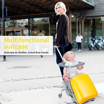 LemoHome Expandable Luggage with Child Seat Design