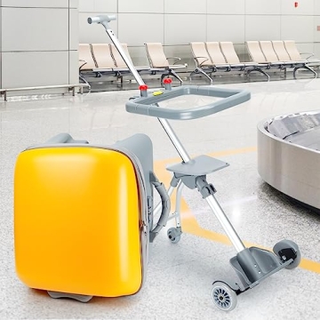 LemoHome Expandable Luggage with Child Seat Design