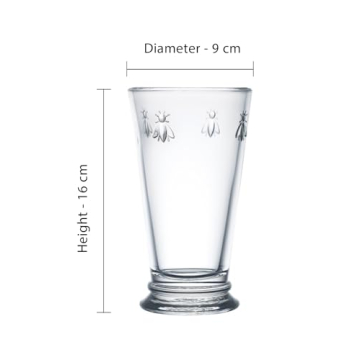 La Rochere Bee Drinking Glasses Set of 6 Elegant & Durable