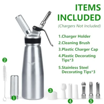 NATUREKIT Whipped Cream Dispenser for Desserts & Dips