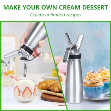 NATUREKIT Whipped Cream Dispenser for Desserts & Dips