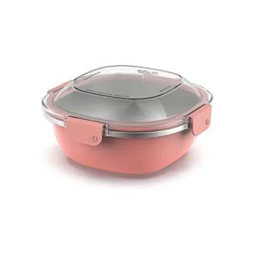 Ello Stainless Steel Lunch Bowl 6.5 Cup Leak-Proof Container