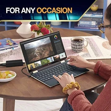 45W HP Laptop Charger with Blue Tip for Models