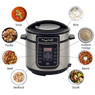 MegaChef Digital Pressure Cooker - Fast, Easy Meals