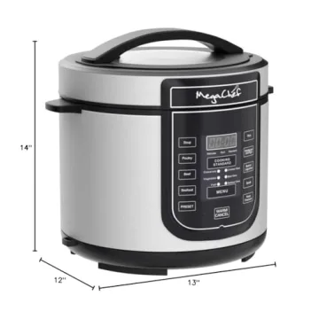 MegaChef Digital Pressure Cooker - Fast, Easy Meals
