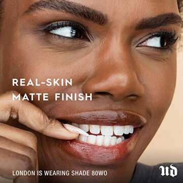 Urban Decay Stay Naked Weightless Liquid Foundation (60WY - Medium Dark Warm - Golden Undertone), Waterproof Face Makeup, Buildable Medium Coverage with No Caking, Real-Skin Matte Finish - 1 fl oz