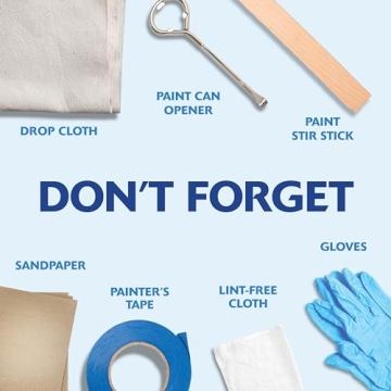 Rust-Oleum Painter's Touch Latex Paint | Versatile Flat Black Finish