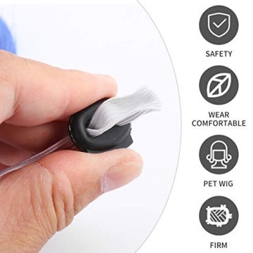 Vibrant Orange Pet Wig for Dogs and Cats - Ideal Costume Accessory