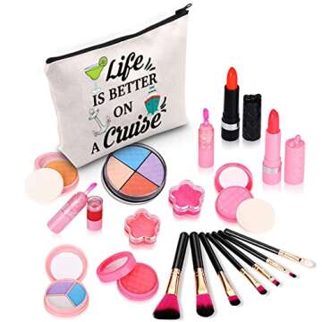 ZJXHPO Cruise Cosmetic Bag for Travel Lovers