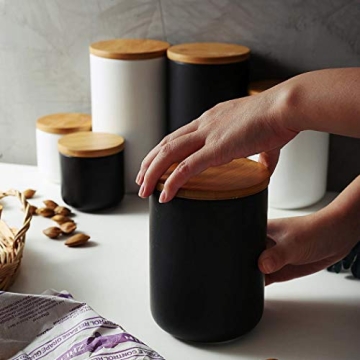Elegant MilkyWay Ceramic Canister with Airtight Seal