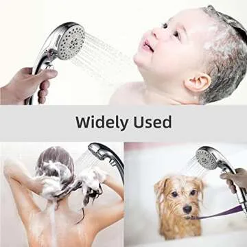 HOMELODY High Pressure Handheld Shower Head with ON/OFF Switch