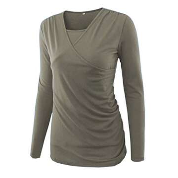 Ecavus Maternity Nursing Tops - Comfortable & Stylish