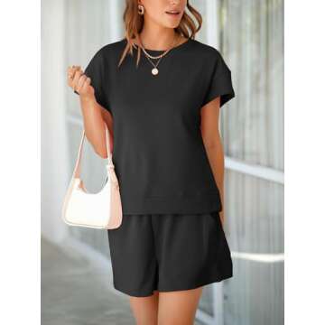 Tankaneo Women's Cute Loungewear Set with Pockets