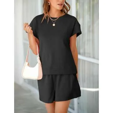 Tankaneo Women's Cute Loungewear Set with Pockets