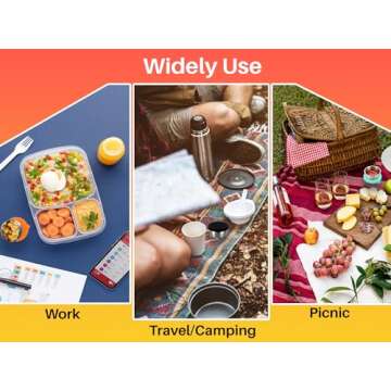 Pack of 6 Salad Dressing Container To Go: Small Condiment Containers with Lids, Reusable Stainless Steel Sauce Cups, Leakproof Silicone Lids for Bento Box, Picnic and Travel (Multi Color - 1.69oz)