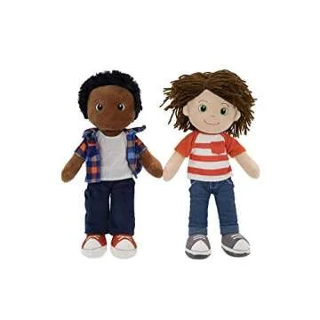 Playtime by Eimmie 14" Soft Baby Doll for Boys (Charlie) - Plush Rag Doll for Toddlers & Infants, Washable Stuffed Toy with Sensory Fabric Body - Great for Baby Showers, Birthdays & Special Occasions